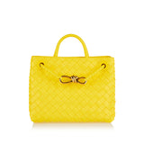 Andiamo small leather tote bag