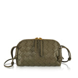 Intrecciato Concert leather pouch