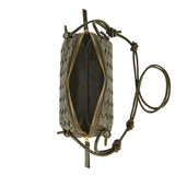 Intrecciato Concert leather pouch