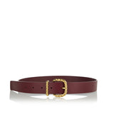 Coaxial Loop leather belt