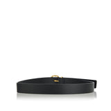 Coaxial Loop leather belt