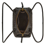 Tokyo Intrecciato leather pouch