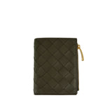 Intrecciato small bi-fold wallet