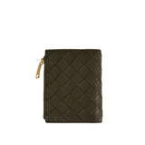 Intrecciato small bi-fold wallet