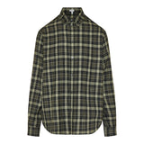 Wool blend relaxed shirt