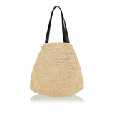 Punch hole medium raffia shopper