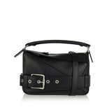 Puzzle biker small leather bag