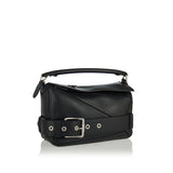 Puzzle biker small leather bag