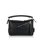 Puzzle biker small leather bag