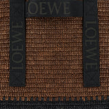 Loewe Fold raffia shopper
