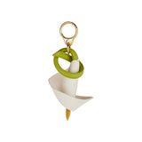 Calla leather charm