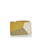 Puzzle leather cardholder