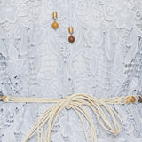 Coco lace tunic mini dress