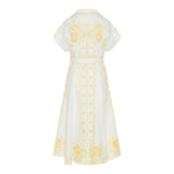 Lucky embroidered midi dress