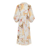 Ascension frill midi dress