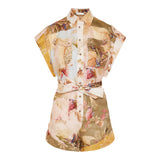 Ascension cuffed playsuit