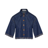 Rhiannon Fringe denim shirt