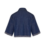 Rhiannon Fringe denim shirt