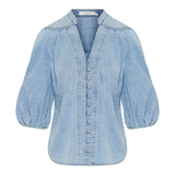 Lucky denim blouse
