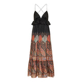 Rhiannon ruffle maxi dress