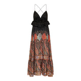 Rhiannon ruffle maxi dress