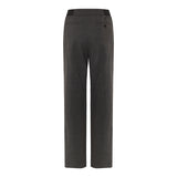 Niro pleated wool-blend straight-leg trousers