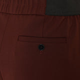 Niro pleated wool-blend straight-leg trousers