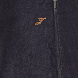 Triangle De Nîmes denim midi skirt