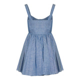 Chambray skater dress