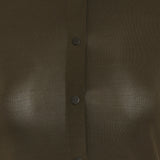 Button-down fitted shirt