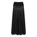 Merino wool maxi skirt