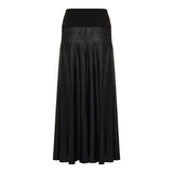 Merino wool maxi skirt