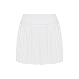 Pleated mini skirt