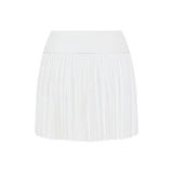 Pleated mini skirt