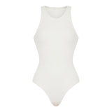 Sculpting rib jersey bodysuit