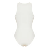Sculpting rib jersey bodysuit