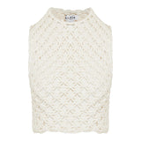 Hand knotted cotton top