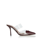 Le Coeur patent leather mules