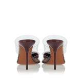 Le Coeur patent leather mules