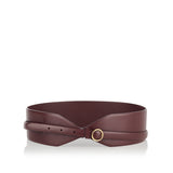 Buckle leather belt