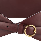 Buckle leather belt