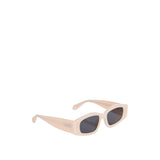 Oval acetate sunglasses
