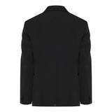 Bead-embellished single-breasted blazer