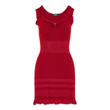 Sleeveless knitted dress