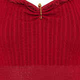 Sleeveless knitted dress