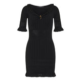 Sleeveless knitted dress
