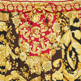 Barocco pleated silk skirt