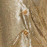 Safety pin metal mesh top