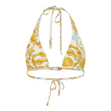 La Vacanza Barocco printed bikini top