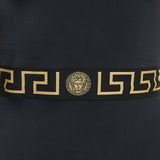 Greca border one-piece swimsuit